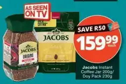 Checkers Jacobs Instant Coffee offer