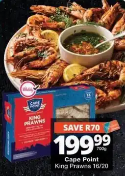 Checkers Cape Point King Prawns offer
