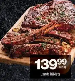Checkers Lamb Riblets offer