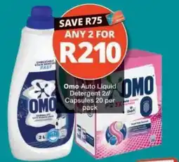 Checkers Omo Auto Liquid Detergent offer