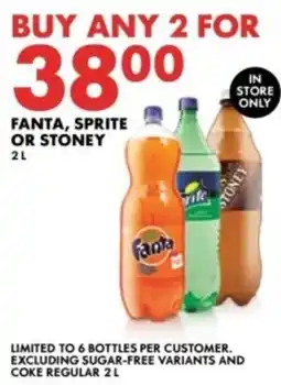 Woolworths Fanta, Sprite or Stoney offer
