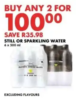 Woolworths Natural Spring Water offer