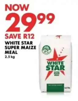 Woolworths White Star Super Maize Meal offer