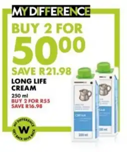 Woolworths Long Life Cream offer
