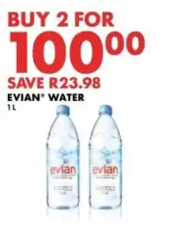 Woolworths Evian Water offer
