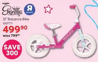 Reggies Princess 12" Balance Bike