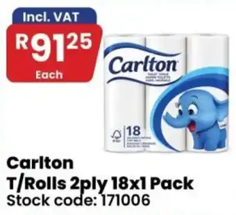 Carlton T/Rolls 2ply