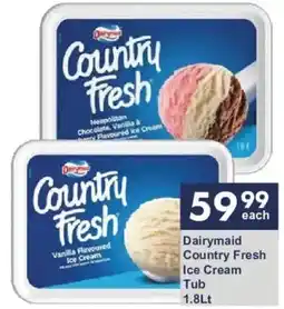 President Hyper Dairymaid Country Fresh Ice Cream offer