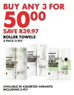 Woolworths Super Absorbent Roller Towel Assorted offer