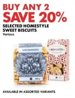 Woolworths Selected Homestyle Sweet Biscuits offer