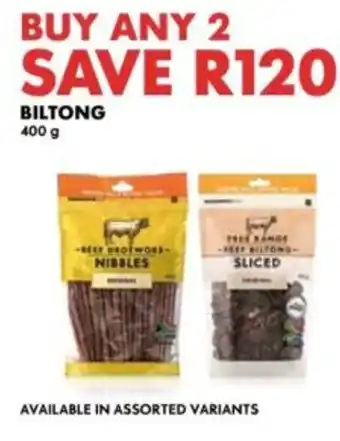 Woolworths Biltong offer