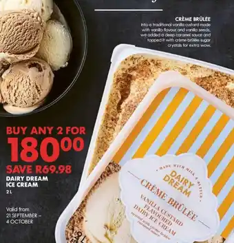 DAIRY DREAM CRÈME BRÛLÉE