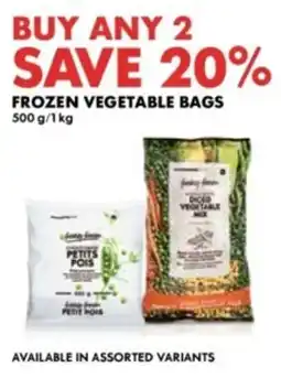 Woolworths Frozen Vegetable Bags Assorted offer