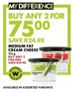 Woolworths Medium Fat Cream Cheese offer