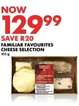 Woolworths Familiar Favourites Cheese Selection offer