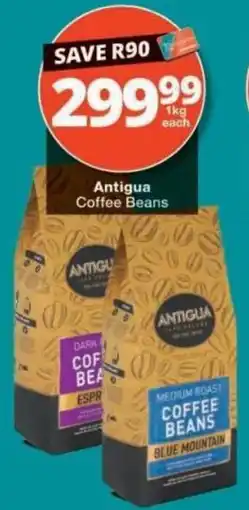 Checkers Antigua Coffee Beans offer