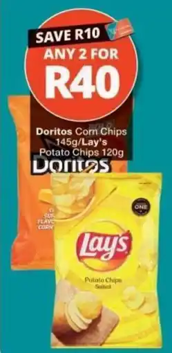 Checkers Doritos Corn Chips / Lay's Potato Chips offer