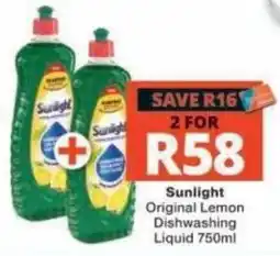 Checkers Sunlight Original Lemon Dishwashing Liquid offer