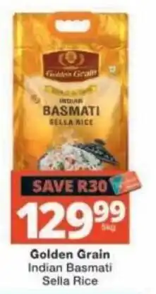 Checkers Golden Grain Indian Basmati Sella Rice offer