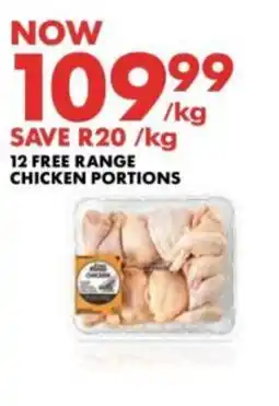 Woolworths 12 Free Range Chicken Portions offer