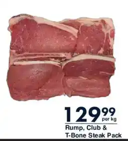 President Hyper Rump, Club & T-Bone Steak Pack offer