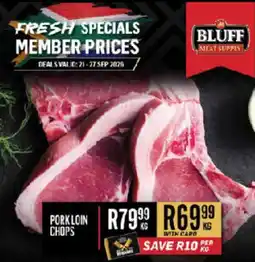 Bluff Meat Supply Bluff Pork Loin Chops offer