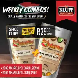 Bluff Meat Supply Amapelepele Grill Zonke Spice offer