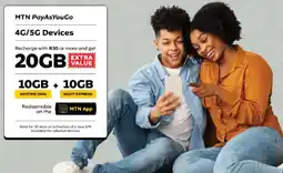 Shoprite MTN PayAsYouGo 4G/5G Devices offer