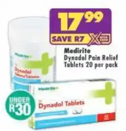 Shoprite Medirite Dynadol Pain Relief Tablets offer
