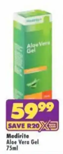 Shoprite Medirite Aloe Vera Gel offer