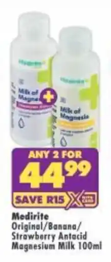 Shoprite Medirite Milk of Magnesia offer