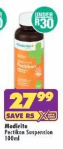 Shoprite Medirite Pectikon Suspension offer