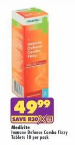 Shoprite Medirite Immune Defence Combo Fizzy offer