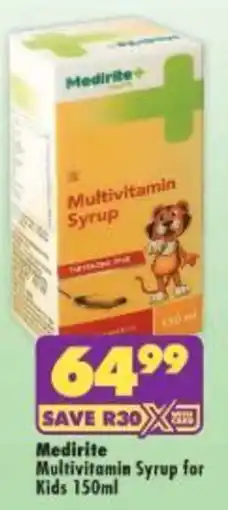 Shoprite Medirite Multivitamin Syrup for Kids offer