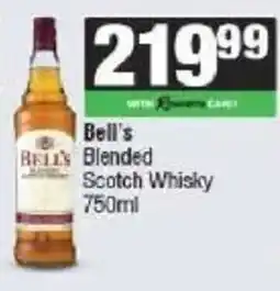 Spar Bell's Blended Scotch Whisky offer