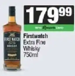Spar Firstwatch Extra Fine Whisky offer