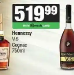 Spar Hennessy V.S Cognac offer
