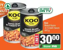 Spar Koo Baked Beans in Tomato Sauce offer