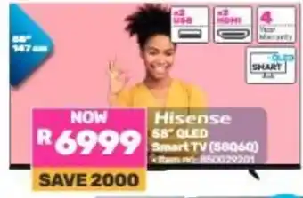 Hisense 58" QLED Smart TV