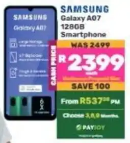 Game SAMSUNG Galaxy A07 offer