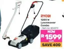 Game RYOBI 1200 W Lawnmower Combo offer