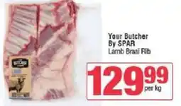 Spar Your Butcher By SPAR Lamb Brasil Rib offer