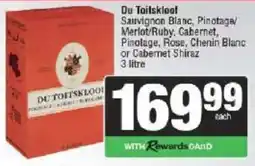 Spar Du Toitskloof offer