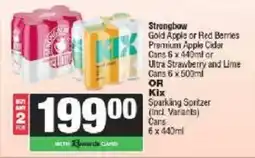 Spar Strongbow Gold Apple or Red Berries Premium Apple Cider offer