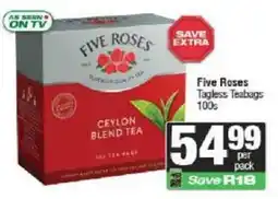 Spar Five Roses Ceylon Blend Tea offer