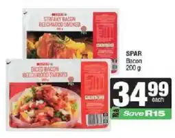 Spar SPAR Bacon offer