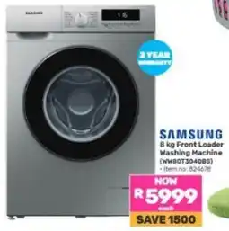 Game SAMSUNG 8 kg Front Loader Washing Machine offer