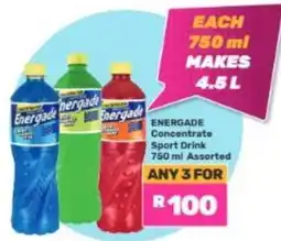 Game EnerGade Concentrate Sport Drink 750 ml Assorted offer