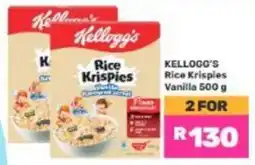 Game Kellogg's Rice Krispies Vanilla offer