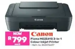 Game Canon Pixma MG2541S 3-in-1 Colour Inkjet Printer offer